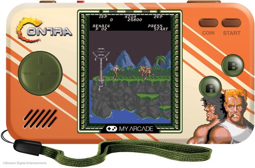 My Arcade DGUNL-3281 Contra Pocket Player Handheld Portable Game System