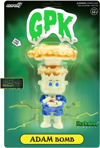 Super7 - Garbage Pail Kids ReAction Figure - Adam Bomb (Glow)