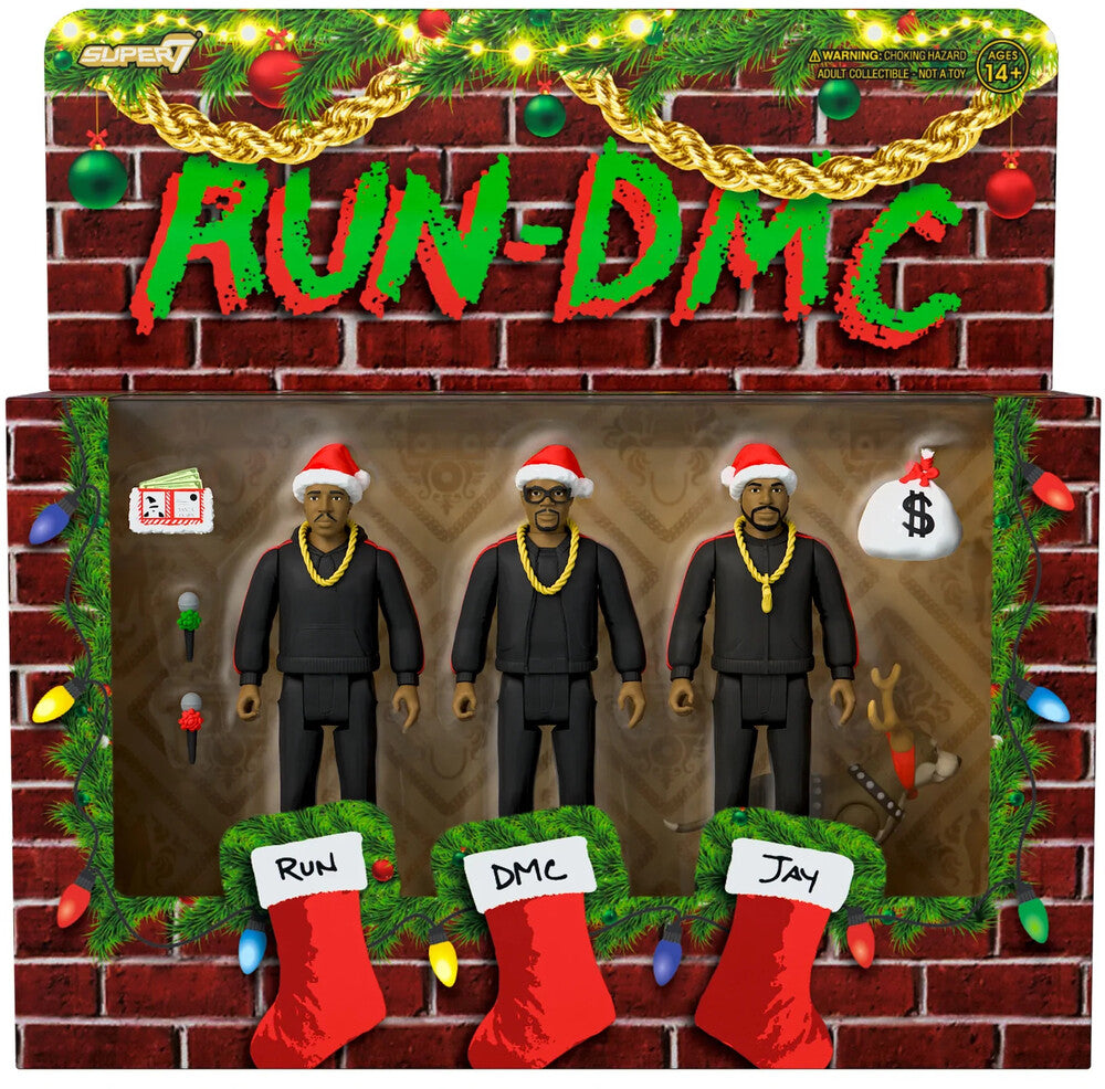 Super7 - Run DMC - ReAction Figures Wave 2 - Holiday 3 Pack