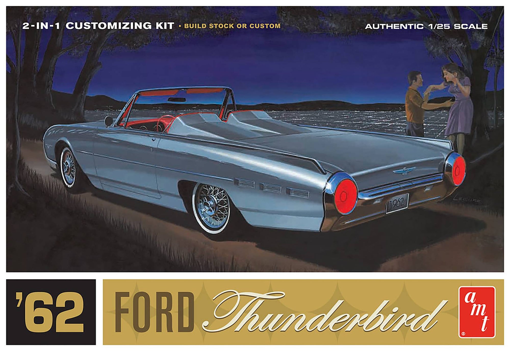 1962 Ford Thunderbird 1/25 Scale Model Kit