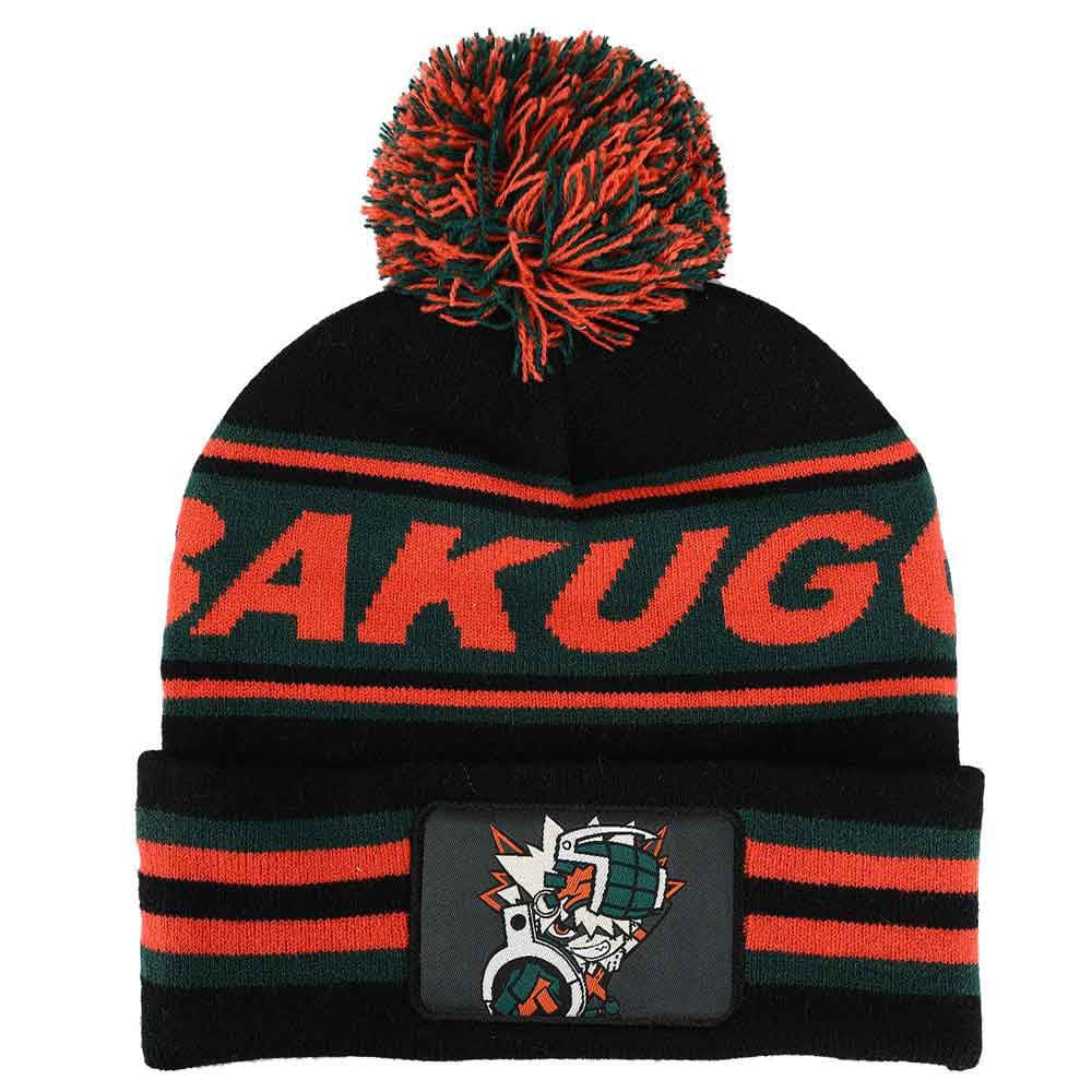 My Hero Academia Bakugo Pom Cuff Beanie - Clothing - Beanies