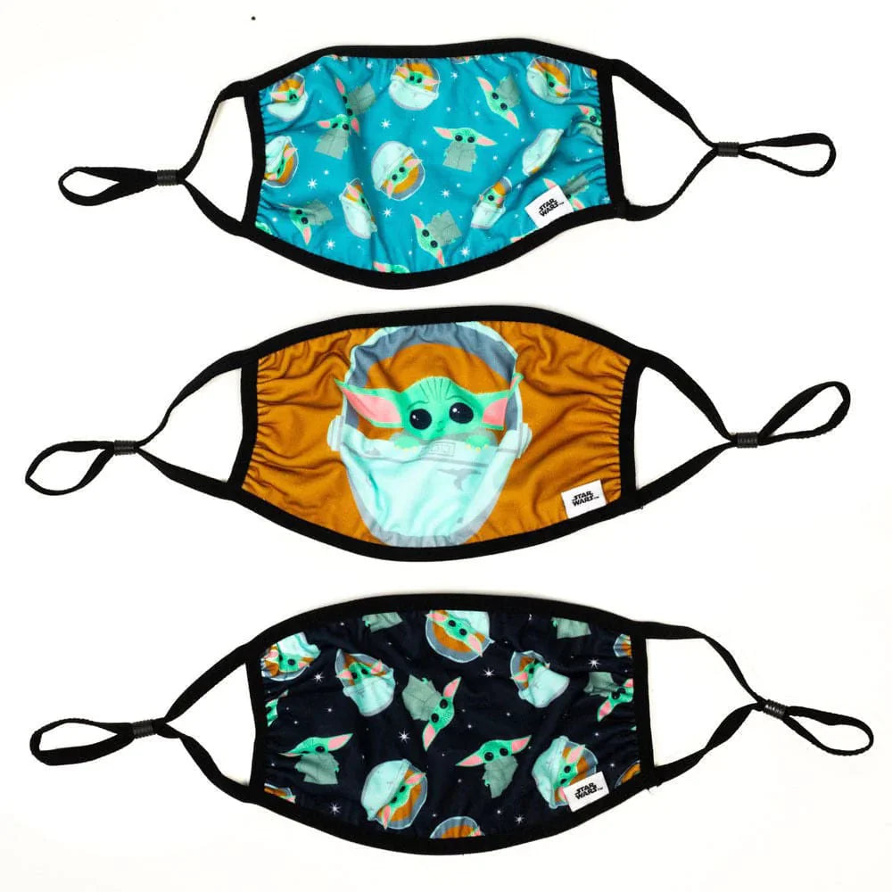 Star Wars The Mandalorian Grogu Adjustable Face Cover (Pack