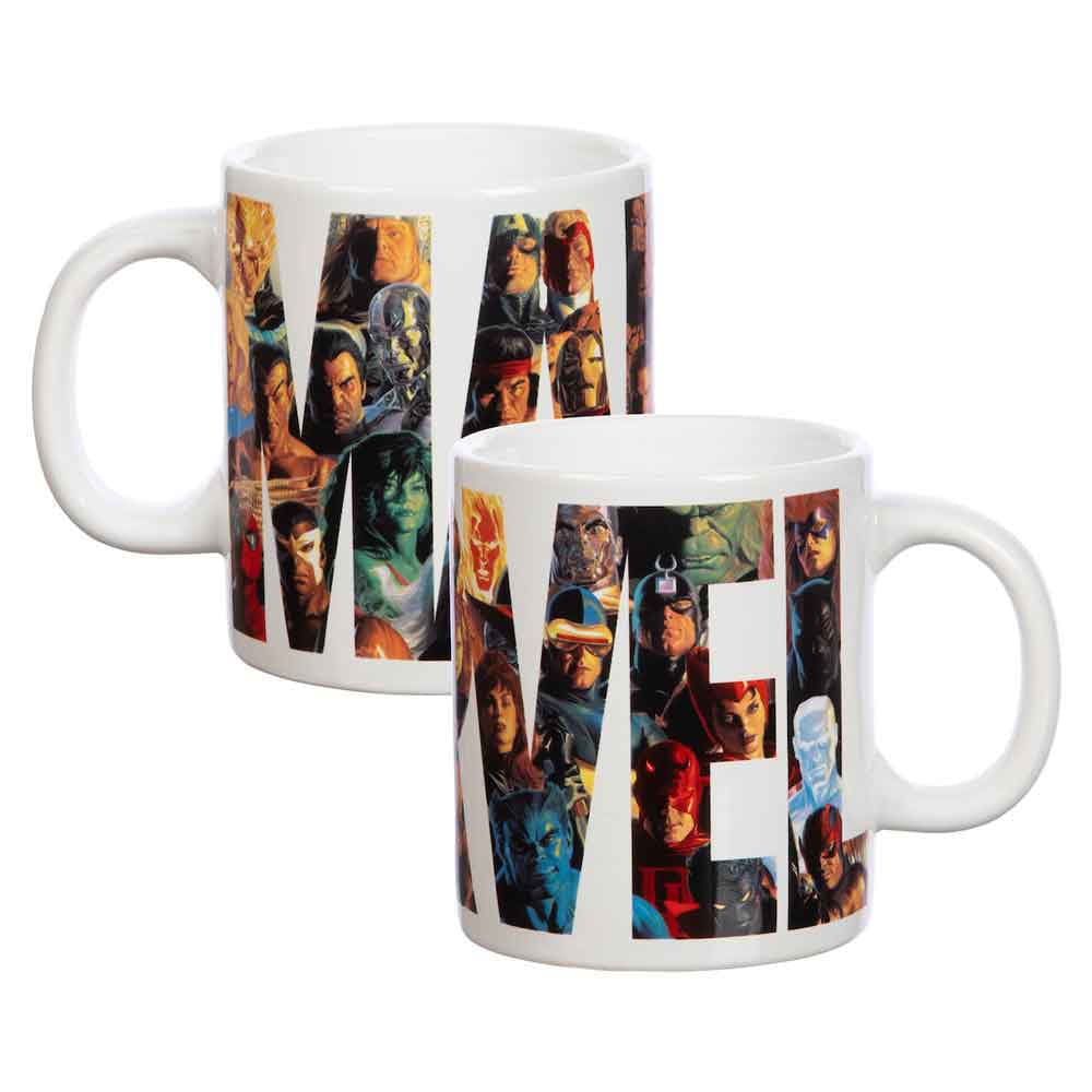 16 oz Marvel Retro Ceramic Mug - Home Decor - Mugs Coffee