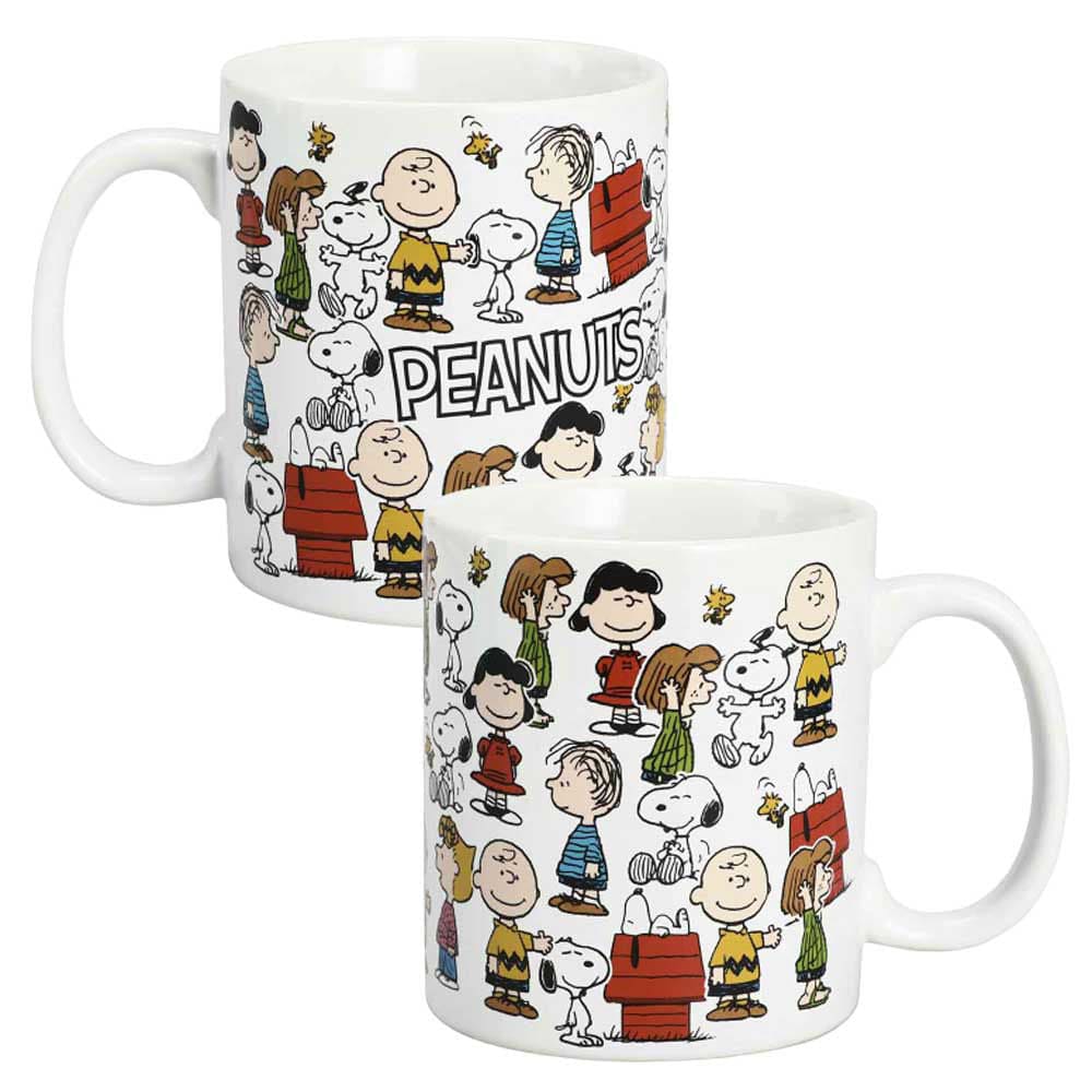 16 oz Peanuts Characters Ceramic Mug - Home Decor - Mugs