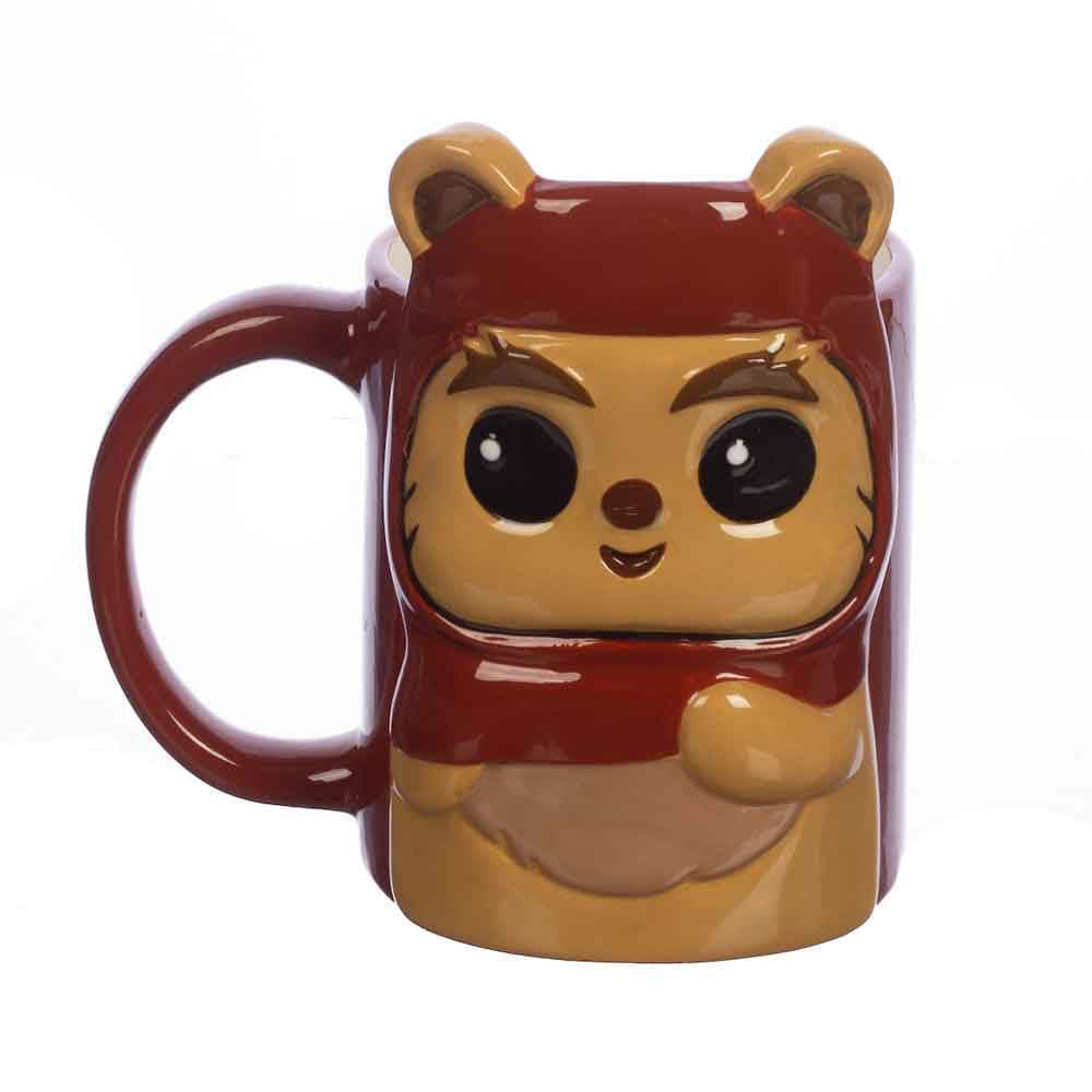 16 oz Star Wars Ewok Bas Relief Ceramic Mug - Home Decor -