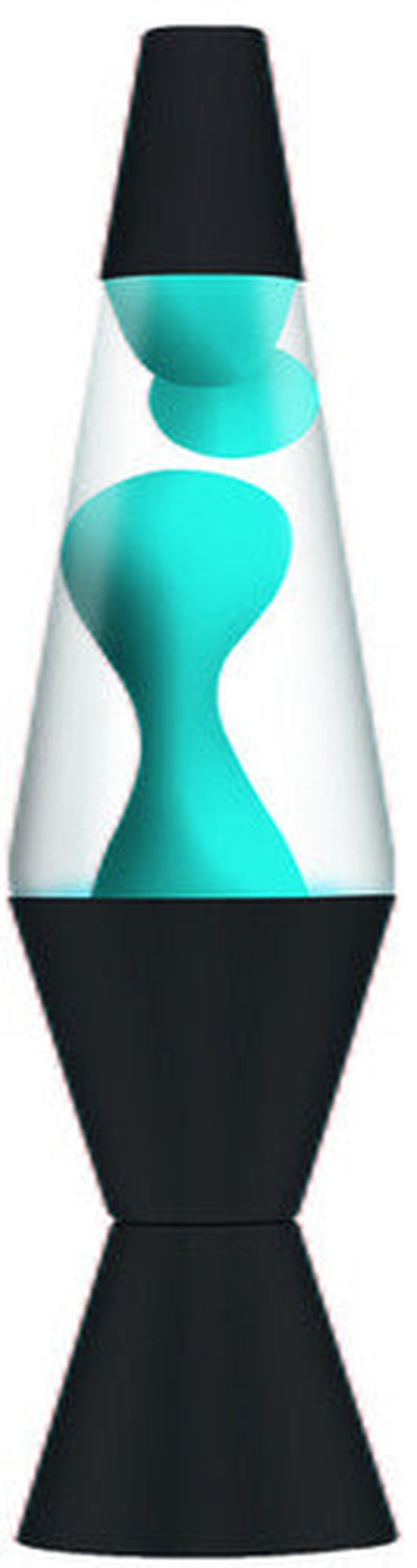 14.5" Lava Lite - Neon - Blue/Clear/Black Lava Lamp