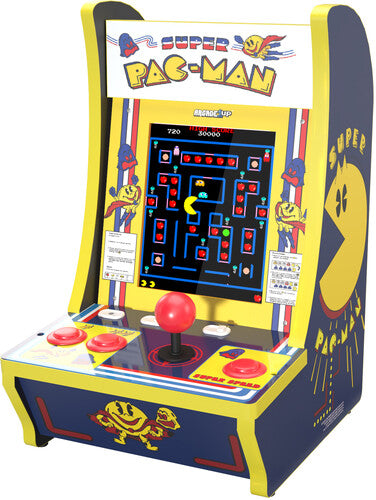 Arcade1Up Super PAC-MAN™ 1 Player Counter-cade - with Lit Marquee & Headphone Jack