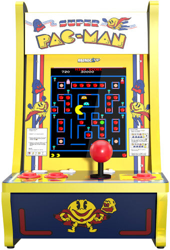 Arcade1Up Super PAC-MAN™ 1 Player Counter-cade - with Lit Marquee & Headphone Jack