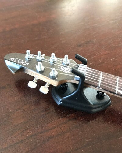 Axe Heaven Black Metal Mini Guitar Collectible Wall Hanger
