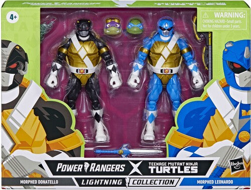 Hasbro Collectibles - Power Rangers X Teenage Mutant Ninja Turtles Lightning Collection Morphed Donatello and Morphed Leonardo