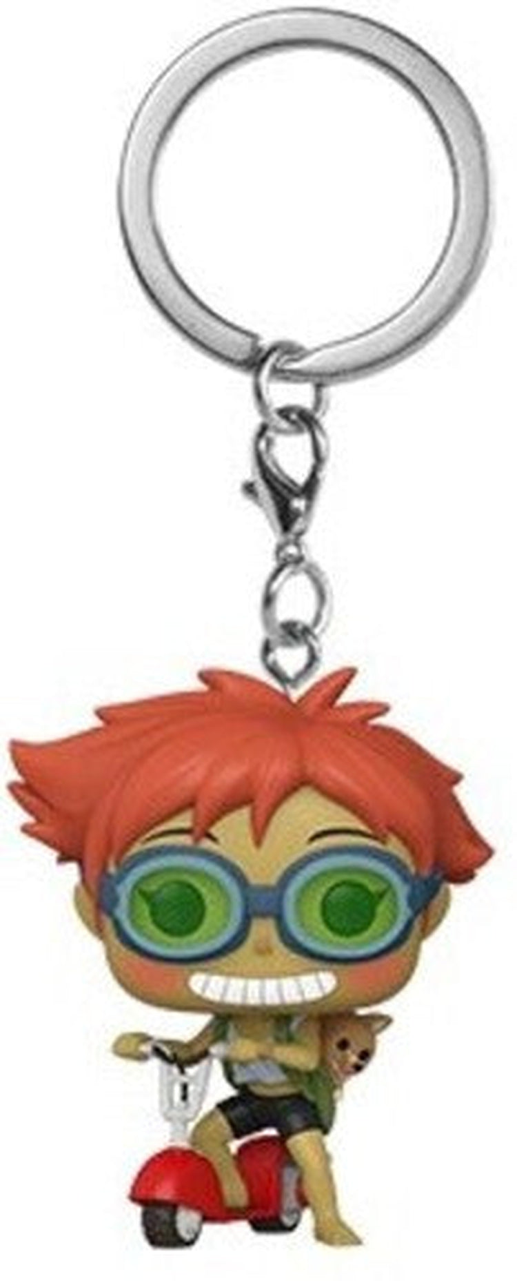FUNKO POP! KEYCHAIN: CowboyBebop - Edward On Scooter w/Ein