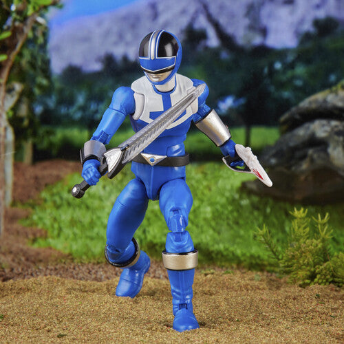 Hasbro Collectibles - Power Rangers Lightning Collection Time Force Blue Ranger and Vector Cycle