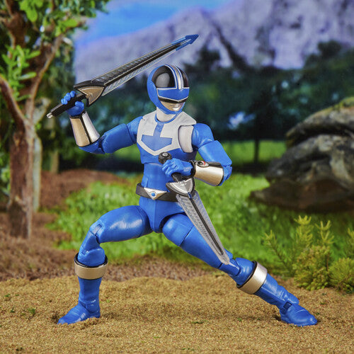 Hasbro Collectibles - Power Rangers Lightning Collection Time Force Blue Ranger and Vector Cycle