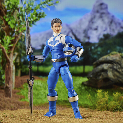 Hasbro Collectibles - Power Rangers Lightning Collection Time Force Blue Ranger and Vector Cycle