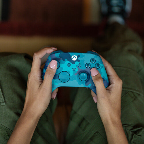 Microsoft Wireless Controller - Mineral Camo for Xbox Series X, Xbox Series S, and Xbox One
