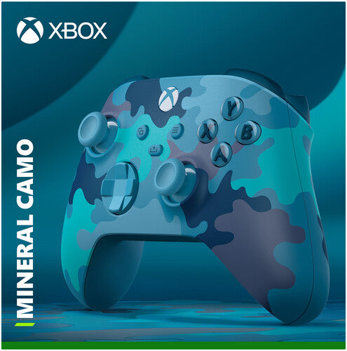 Microsoft Wireless Controller - Mineral Camo for Xbox Series X, Xbox Series S, and Xbox One