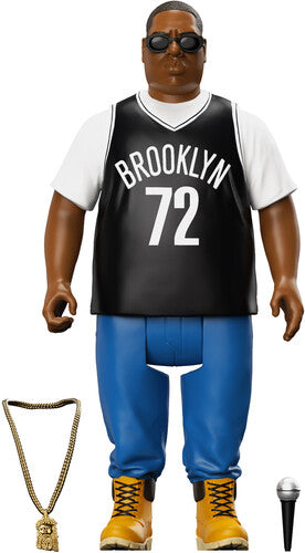 Super7 - Notorious B.I.G. ReAction Wave 2 - Biggie Brooklyn Jersey