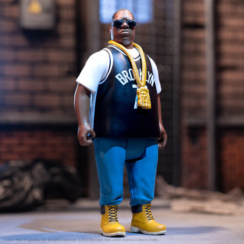 Super7 - Notorious B.I.G. ReAction Wave 2 - Biggie Brooklyn Jersey