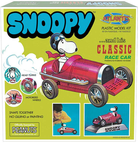Atlantis Toy & Hobby - Snoopy And His Race Car Motorized Model Kit (Net)