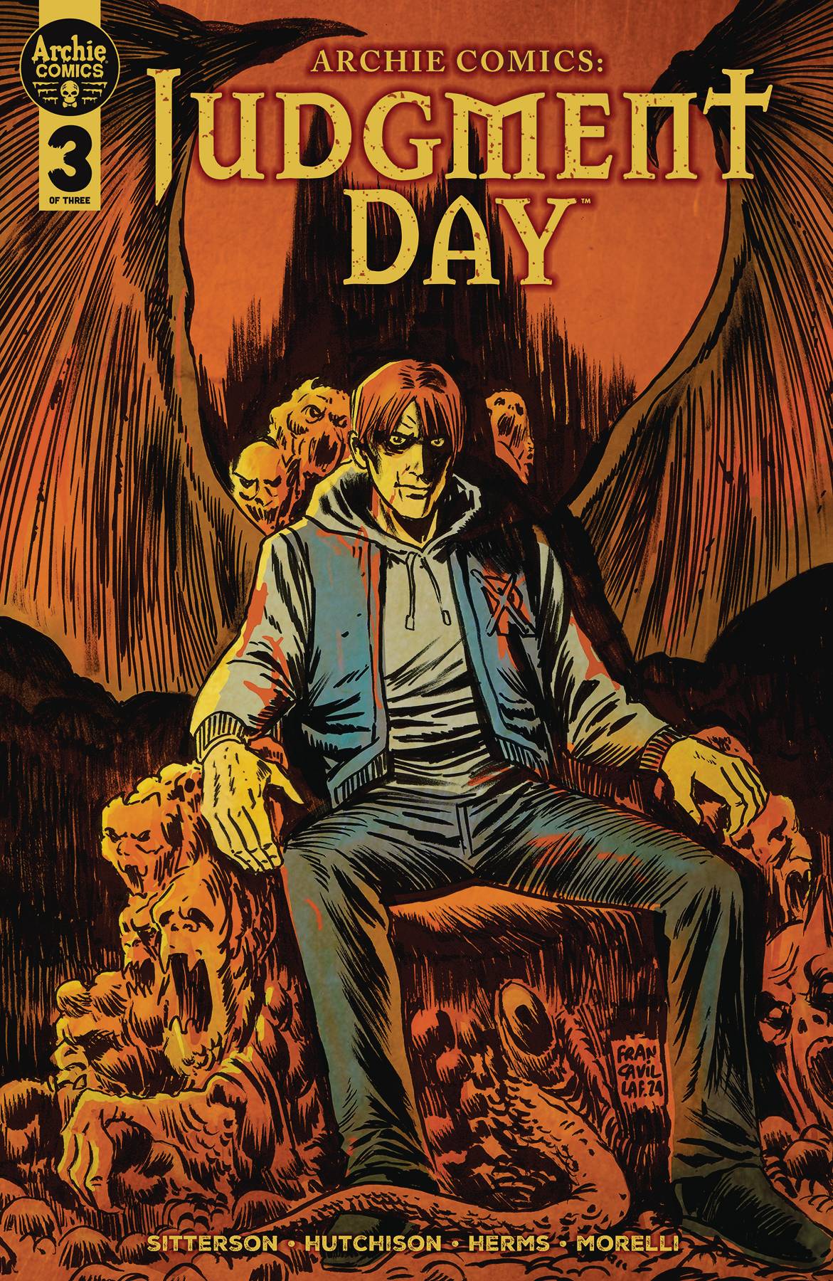 Archie Comics Judgment Day #3 (of 3) Cover B Francavilla