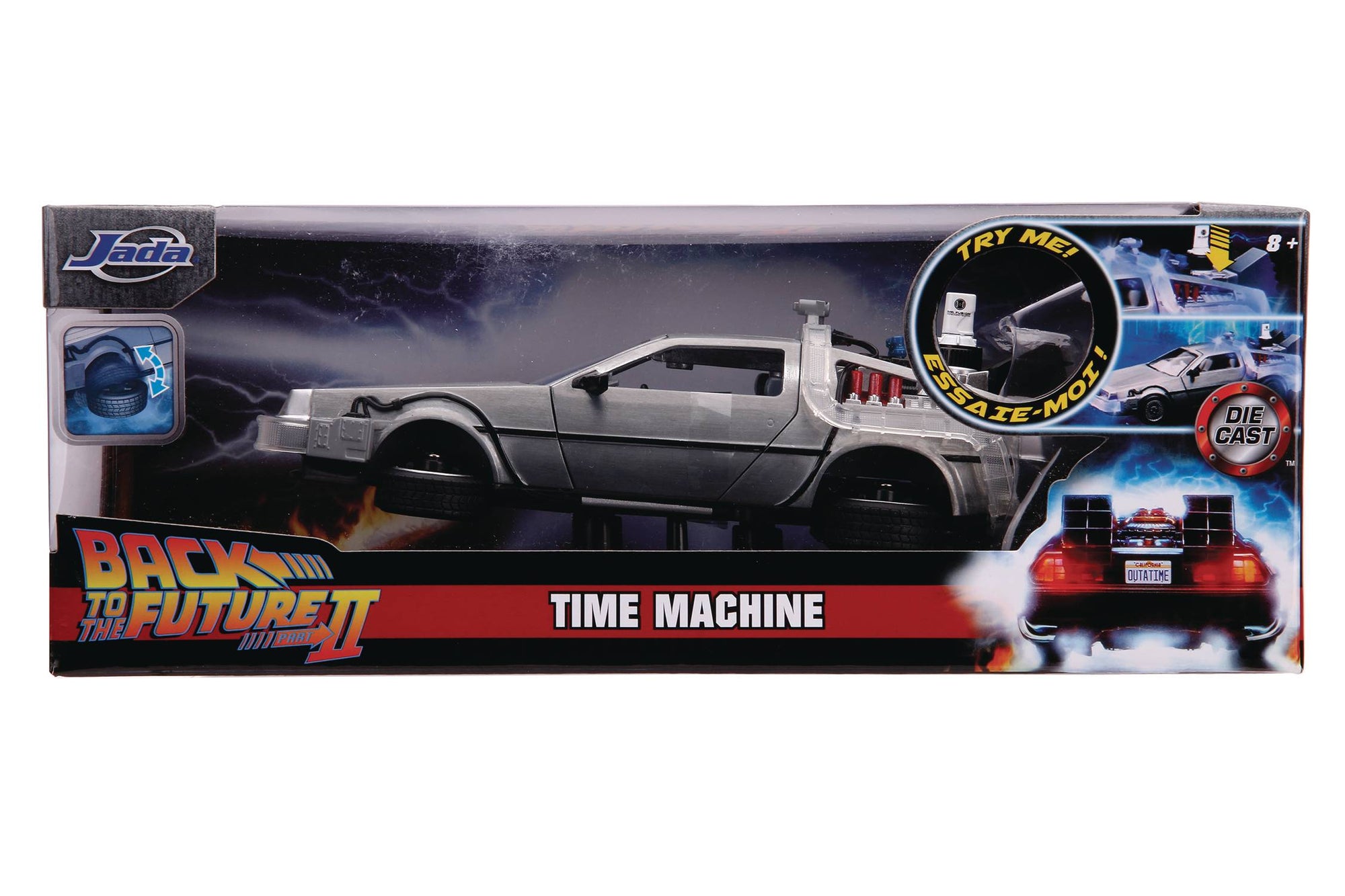 Back to the Future Part II Time Machine 1/24 Die-Cast Vehicle