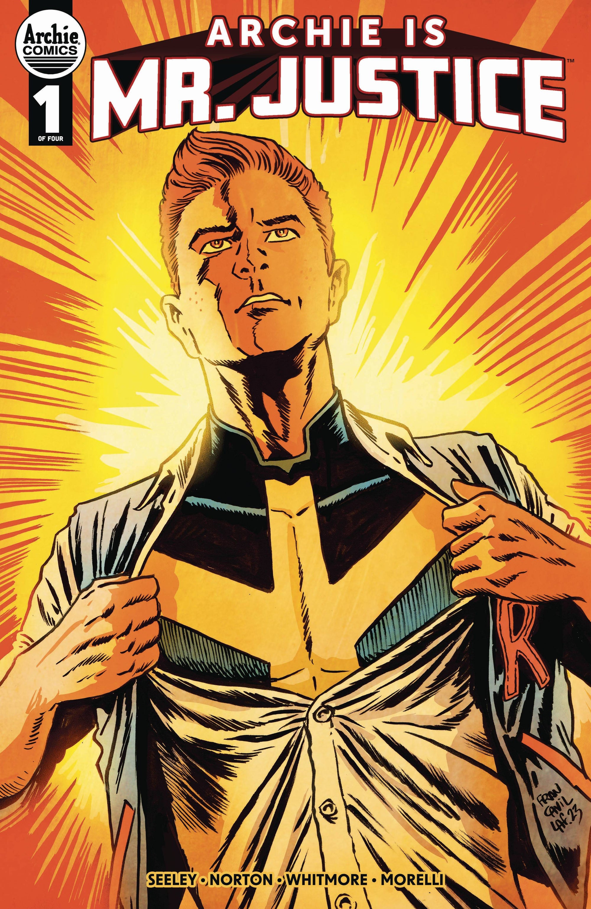 Archie Is Mr Justice #1 (of 4) Cover B Francesco Francavilla