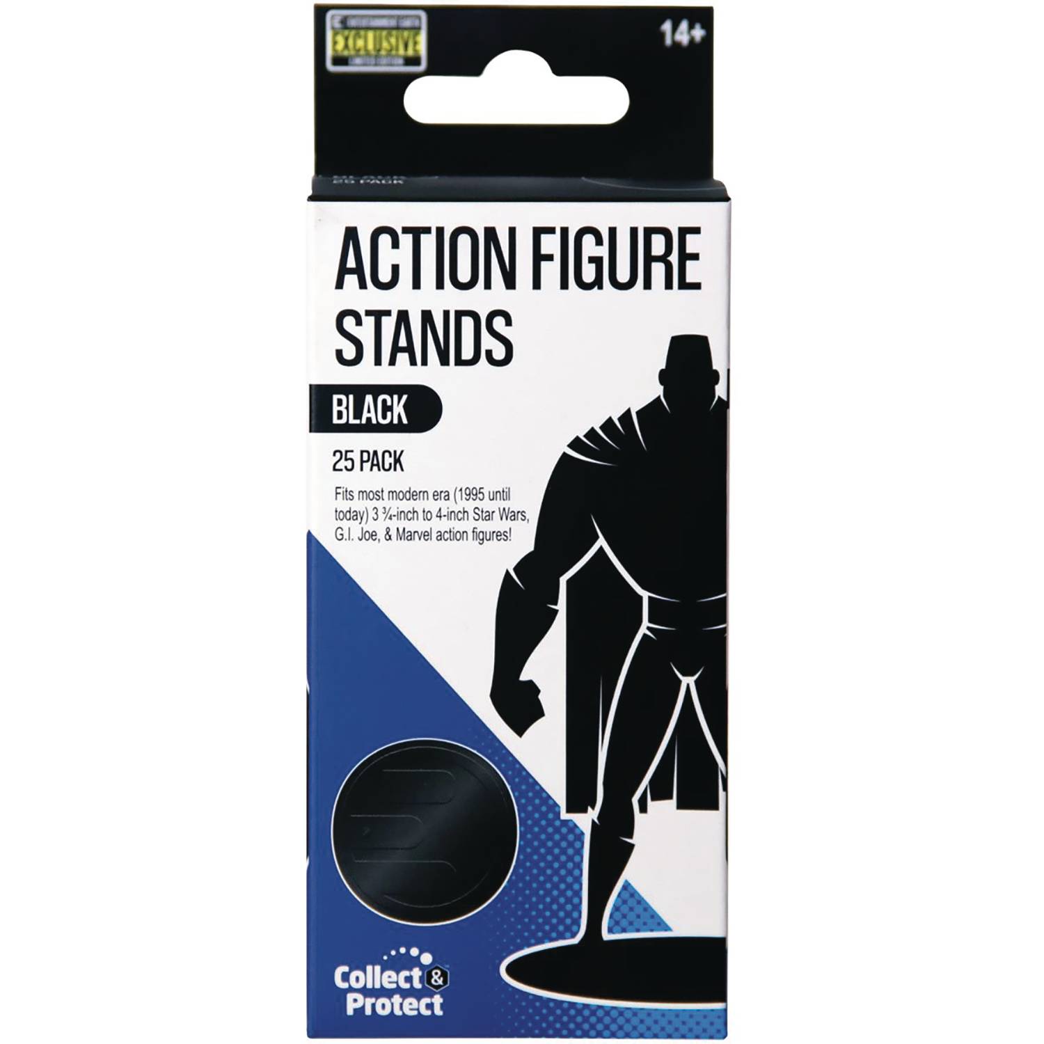 A Countion Figure Black 25 Piece Stand Pack