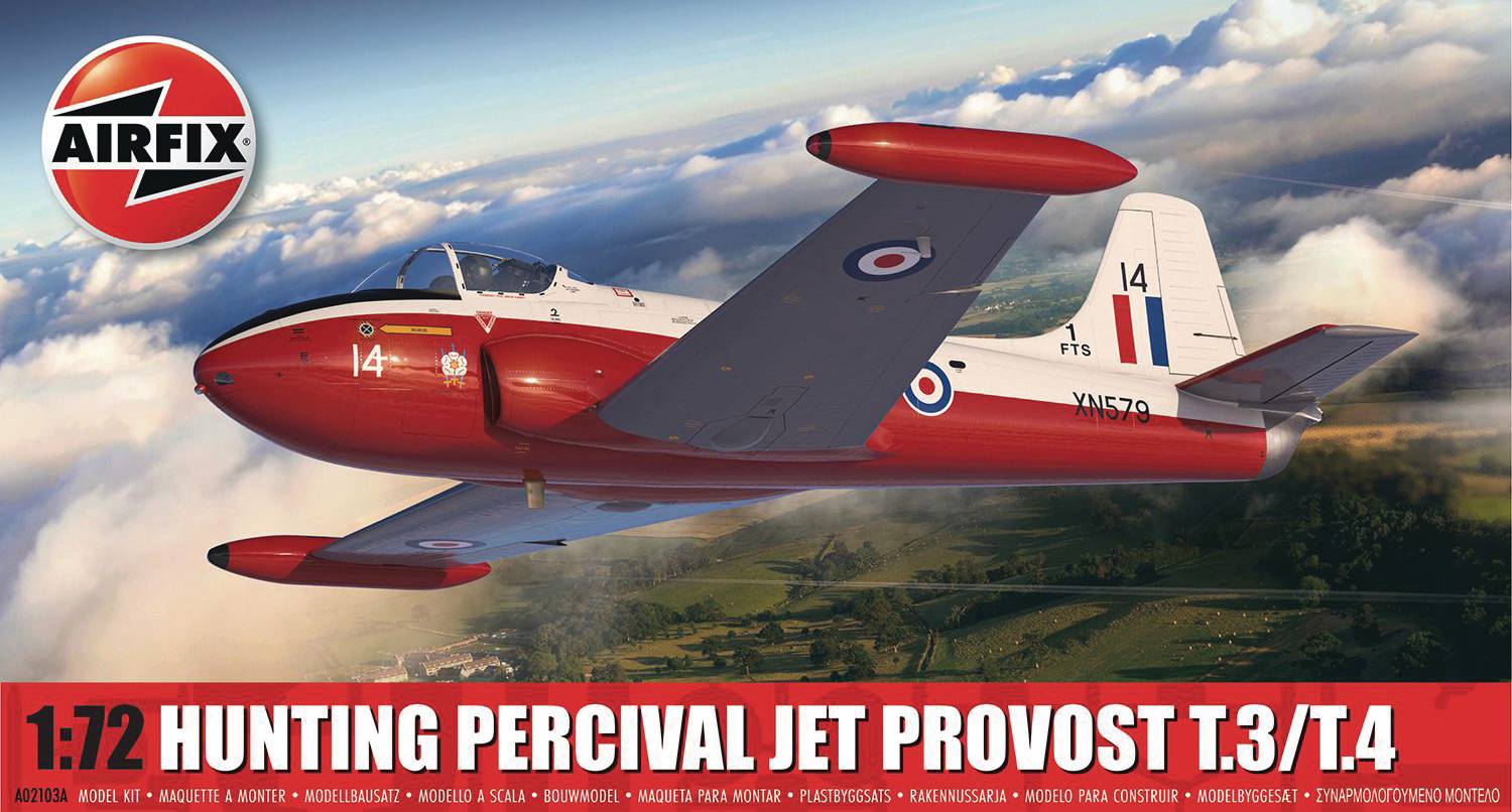 Airfix Hunting Percival Jet Provost T 3 T4 1/72 Model Kit