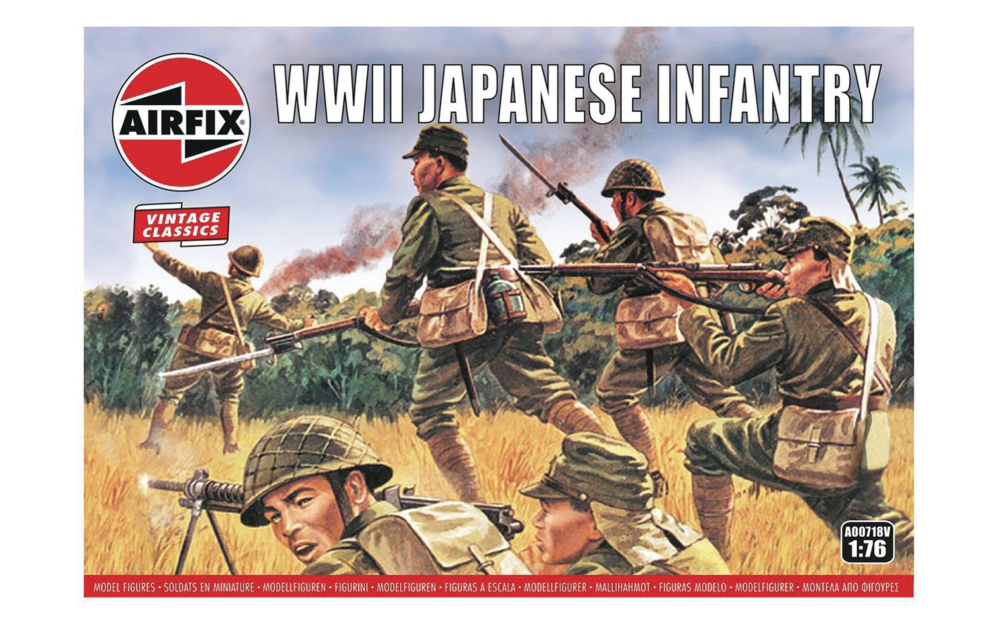 Airfix Wwii Japanese Infantry 1/76 Figure Set