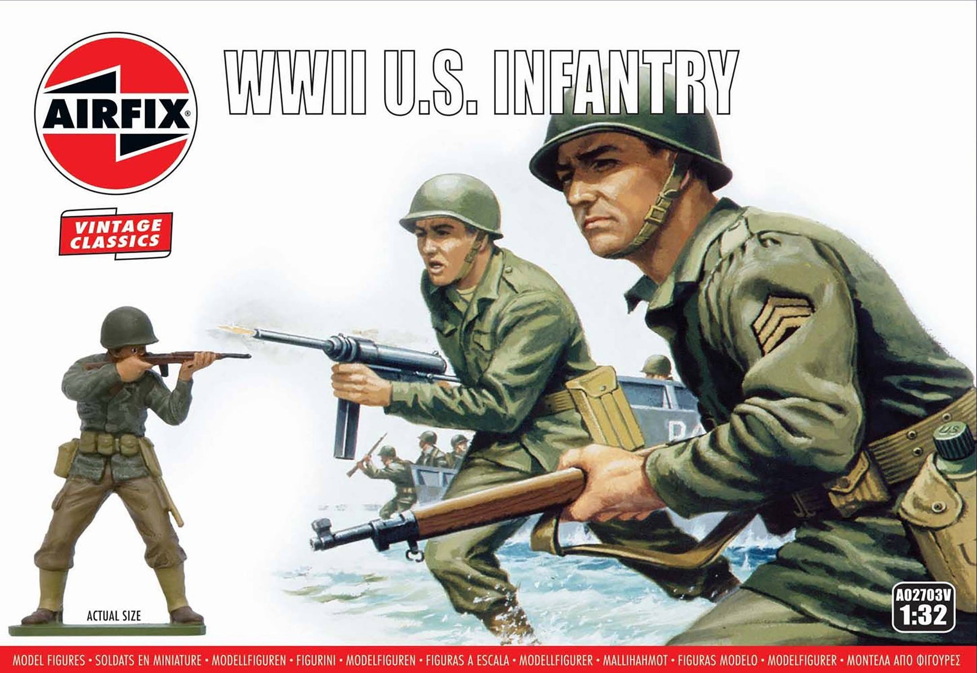 Airfix Wwii Us Infantry 1/32 Model Kit