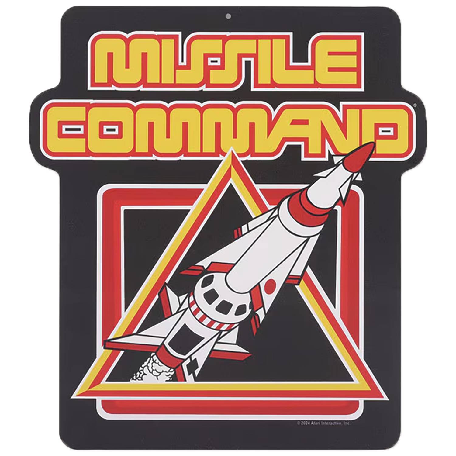 Atari Missile Command Logo 11" Metal Sign