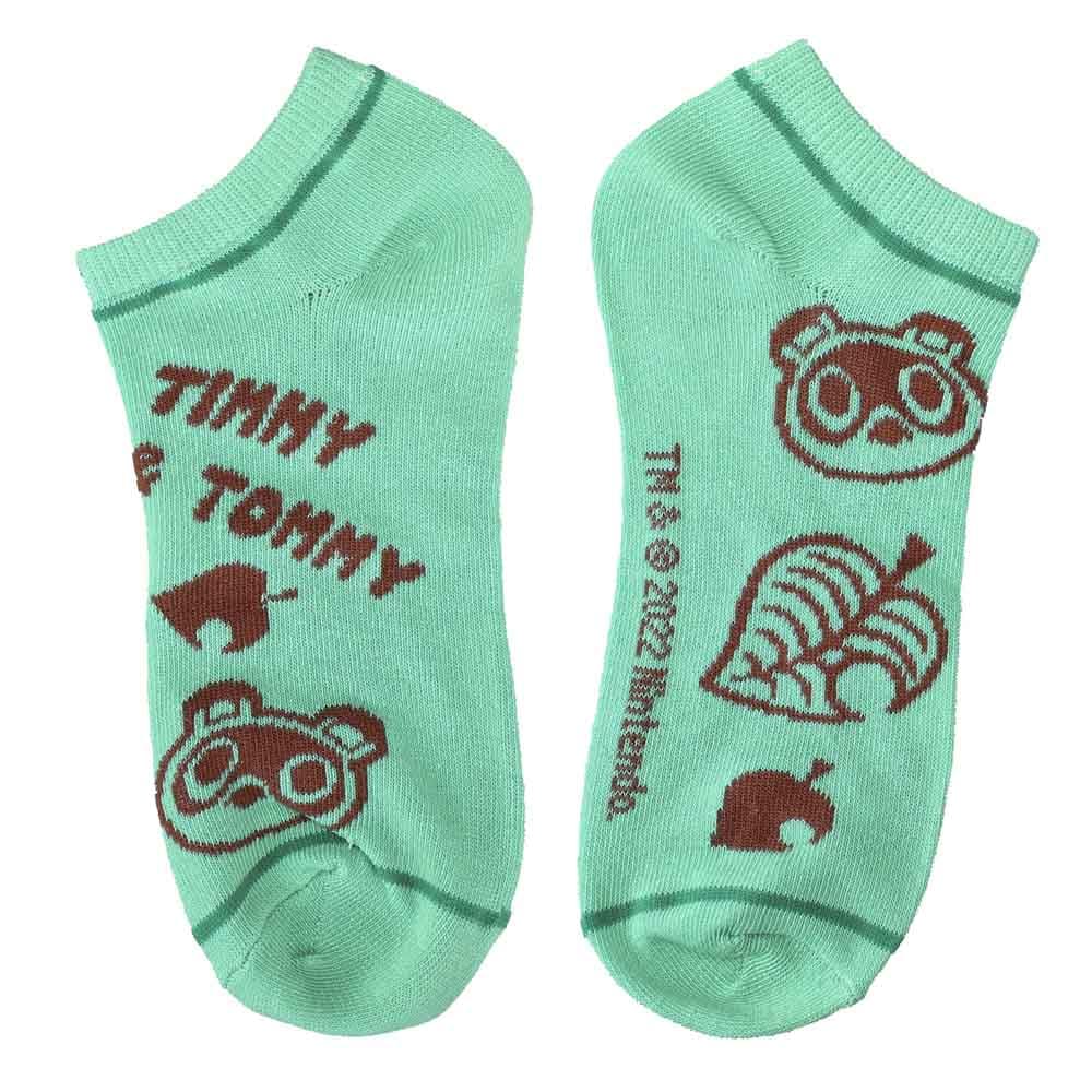 Animal Crossing Icons 5 Pair Ankle Socks - Socks