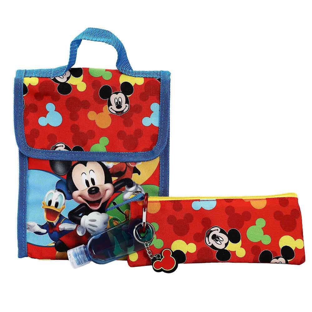 16 Disney Mickey Mouse Backpack (6 Piece Set) - Backpacks