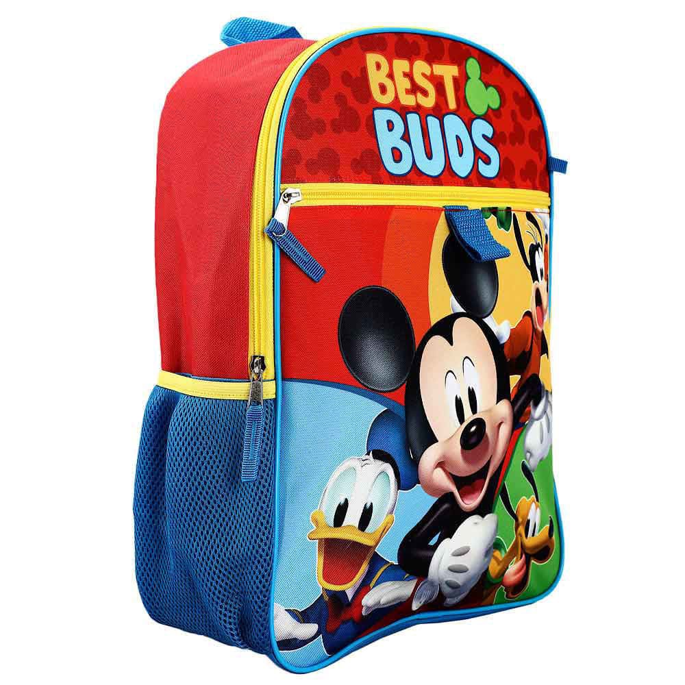 16 Disney Mickey Mouse Backpack (6 Piece Set) - Backpacks