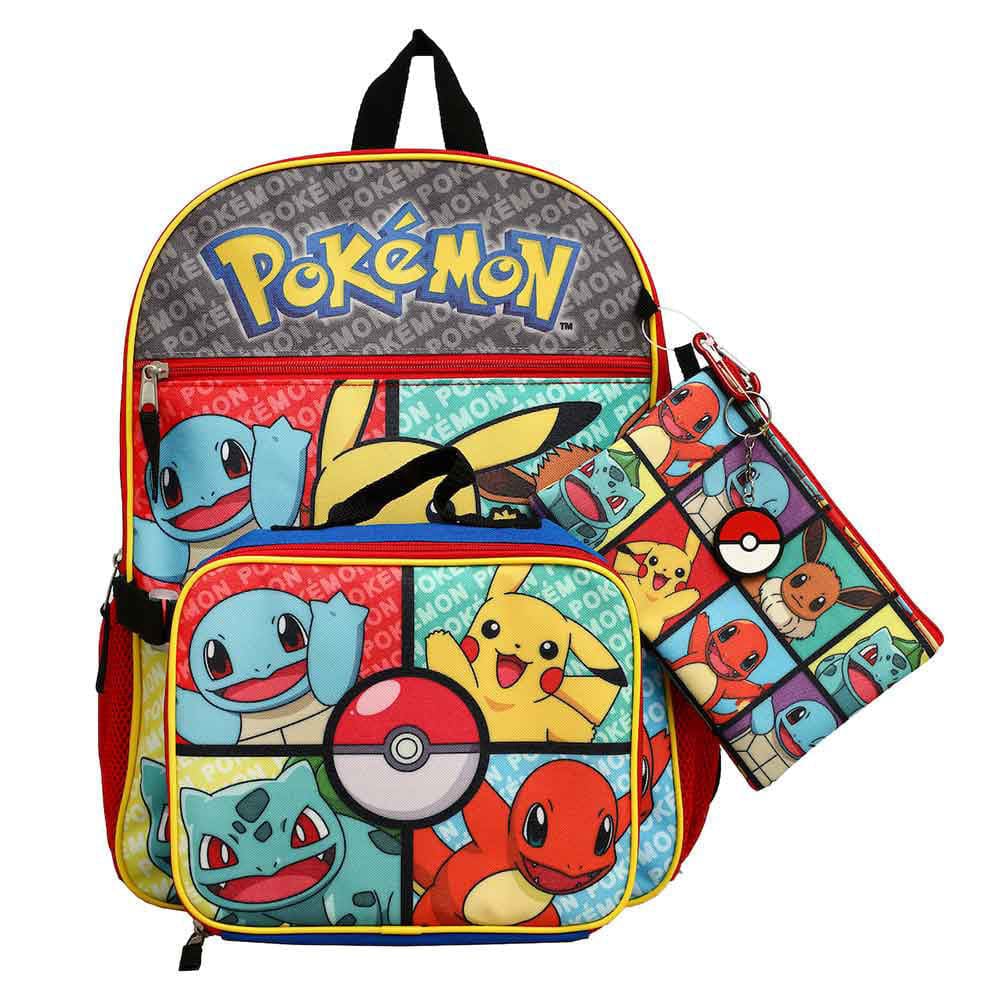 16 Pokemon Backpack (5 Piece Set) - Backpacks