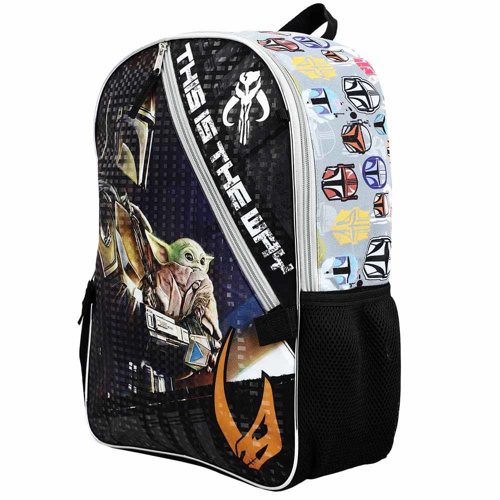 16 Star Wars The Mandalorian Backpack (5 Piece Set) -