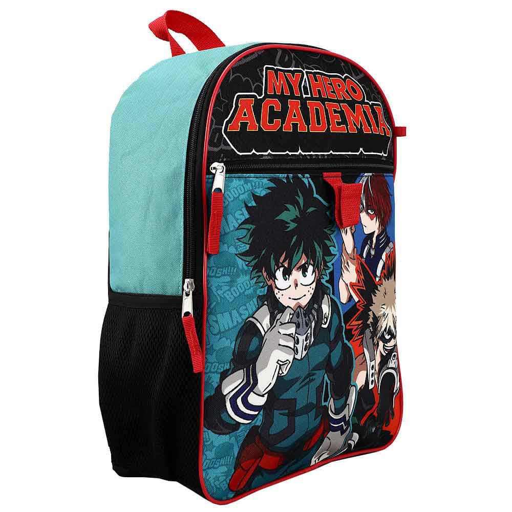 16 My Hero Academia Backpack (5 Piece Set) - Backpacks