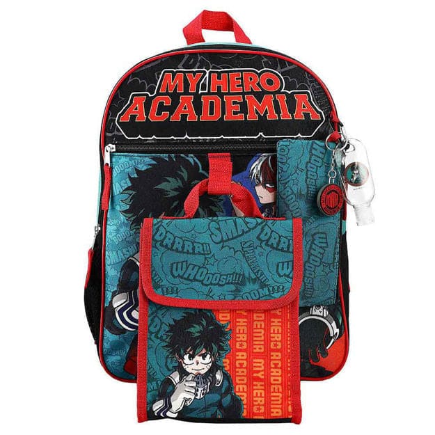 16 My Hero Academia Backpack (5 Piece Set) - Backpacks