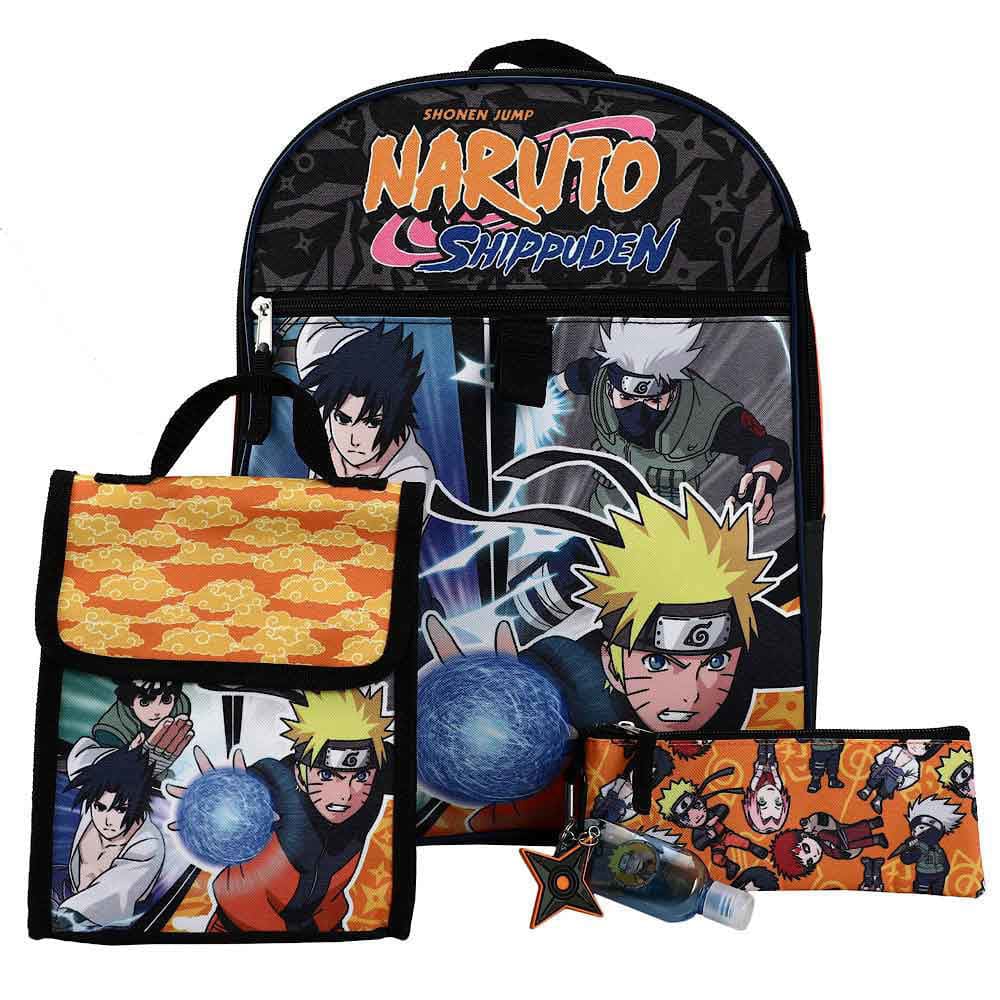 16 Naruto Shippuden Backpack (5 Piece Set) - Backpacks