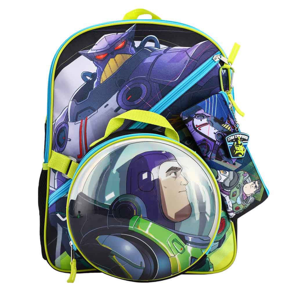 16 Disney Pixar Buzz Lightyear Backpack (5 Piece Set) - 