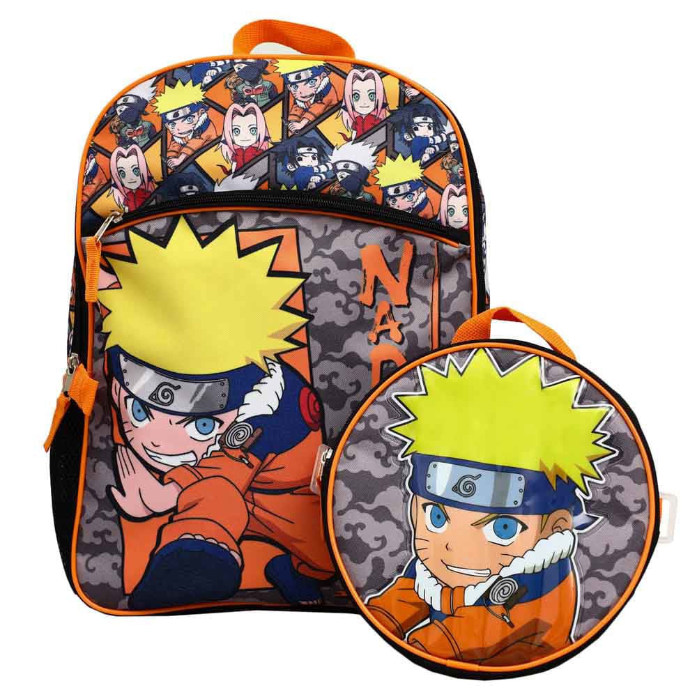 16 Naruto Youth Backpack & Lunchbox - Backpacks