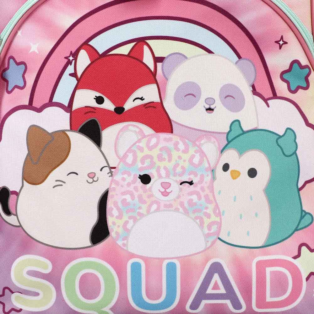16 Squishmallows Squad Sublimated Print Backpack (4 Piece 