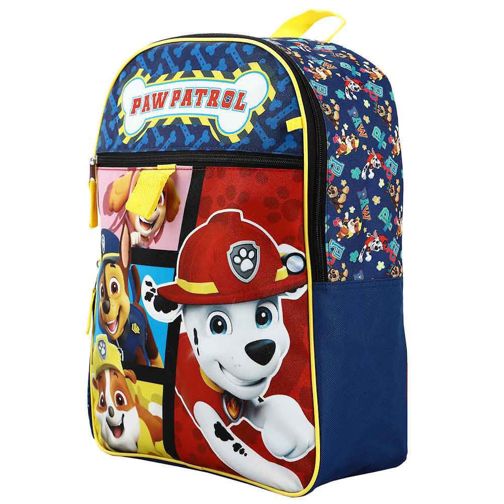 16 Paw Patrol 6 Pc Backpack Set - Backpacks