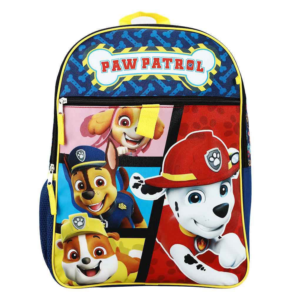 16 Paw Patrol 6 Pc Backpack Set - Backpacks