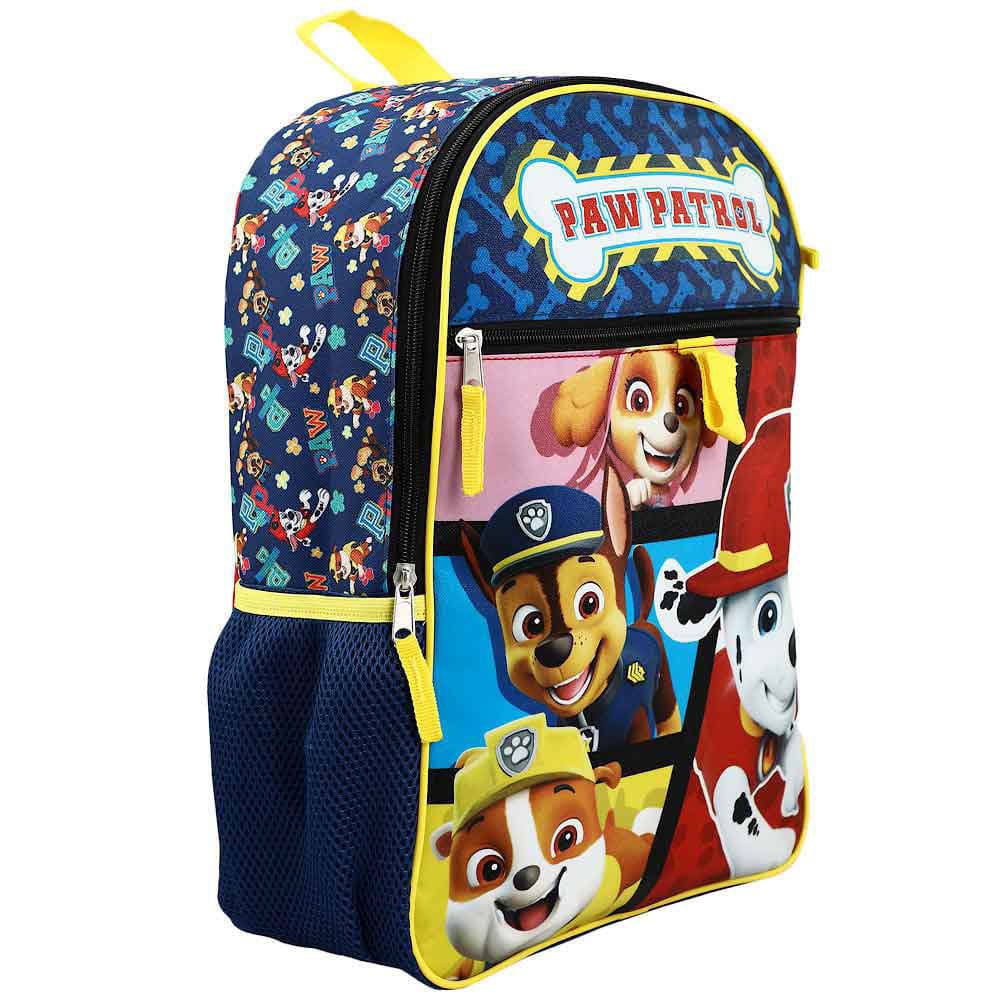 16 Paw Patrol 6 Pc Backpack Set - Backpacks
