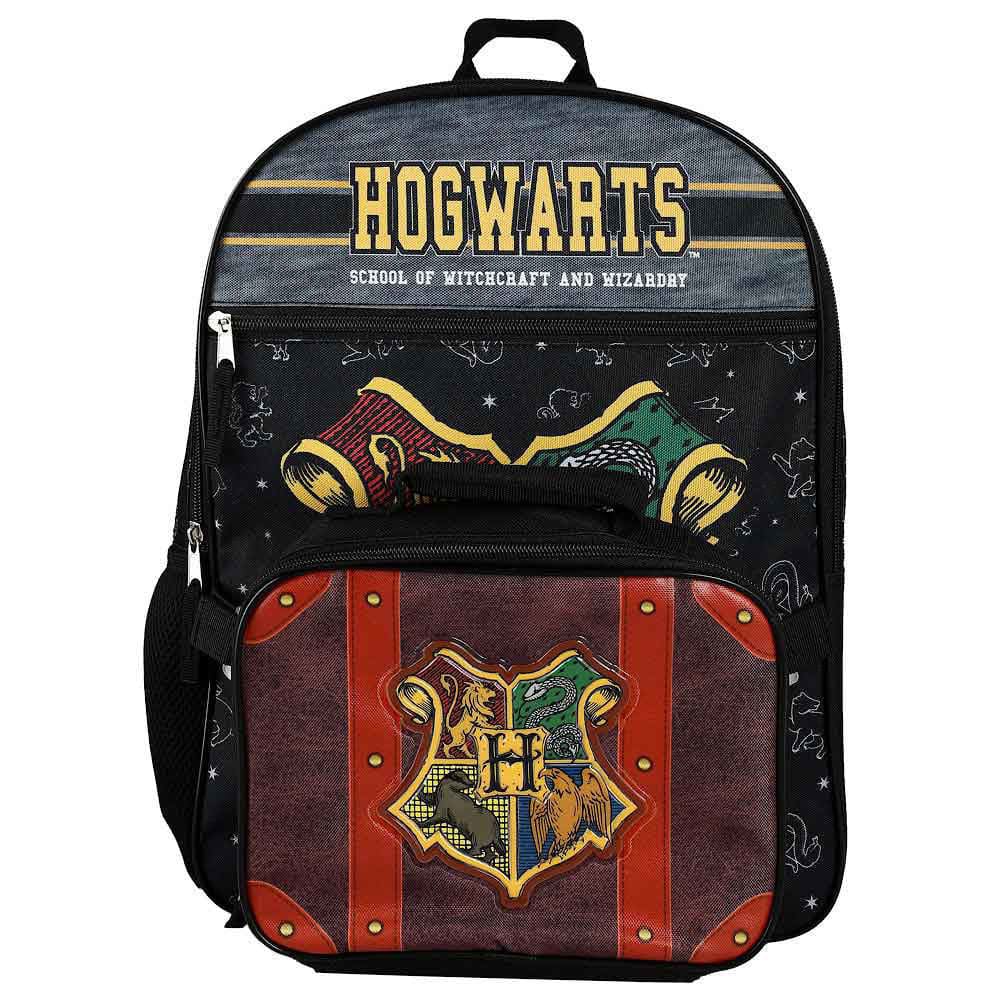 16 Harry Potter Hogwarts Backpack with Lunch Kit - Backpacks