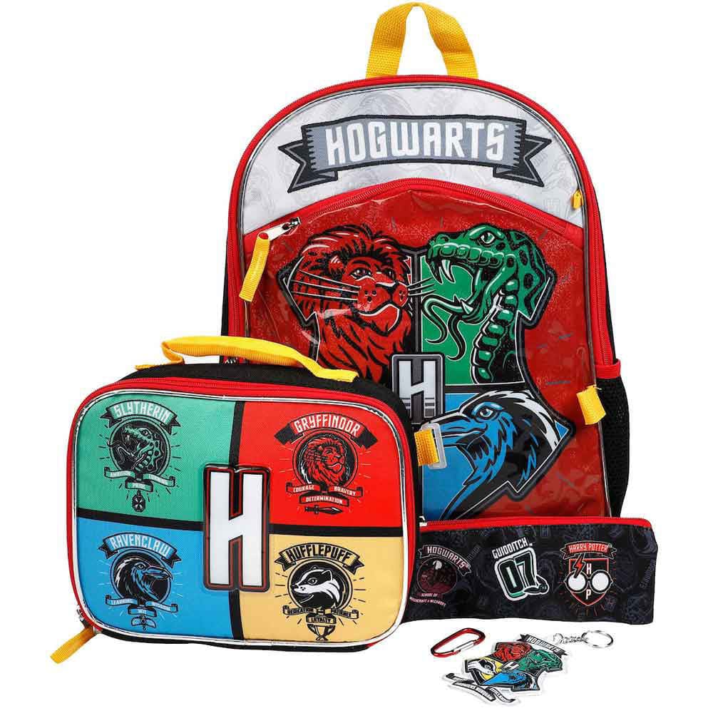 16 Harry Potter Hogwarts Backpack (5 Piece Set) - Backpacks