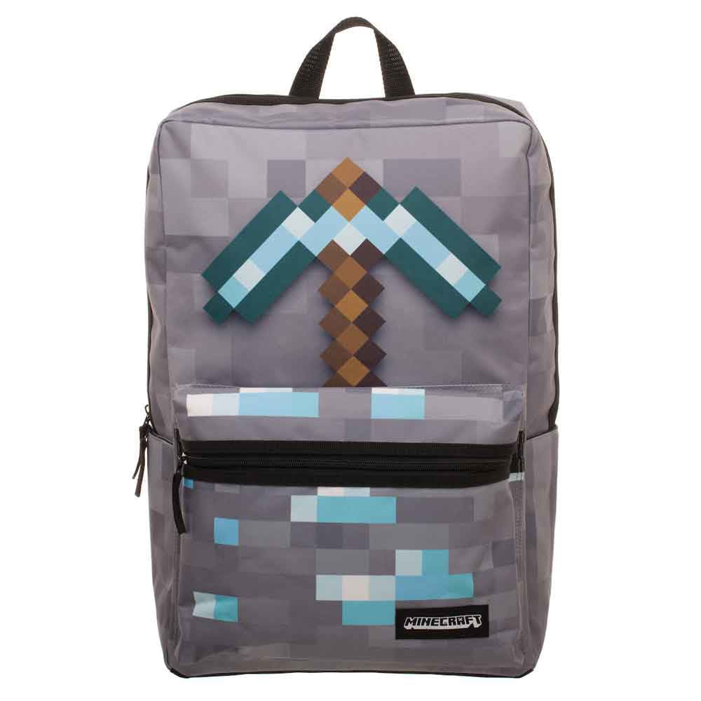 17 Minecraft Axe Patch Laptop Backpack - Backpacks