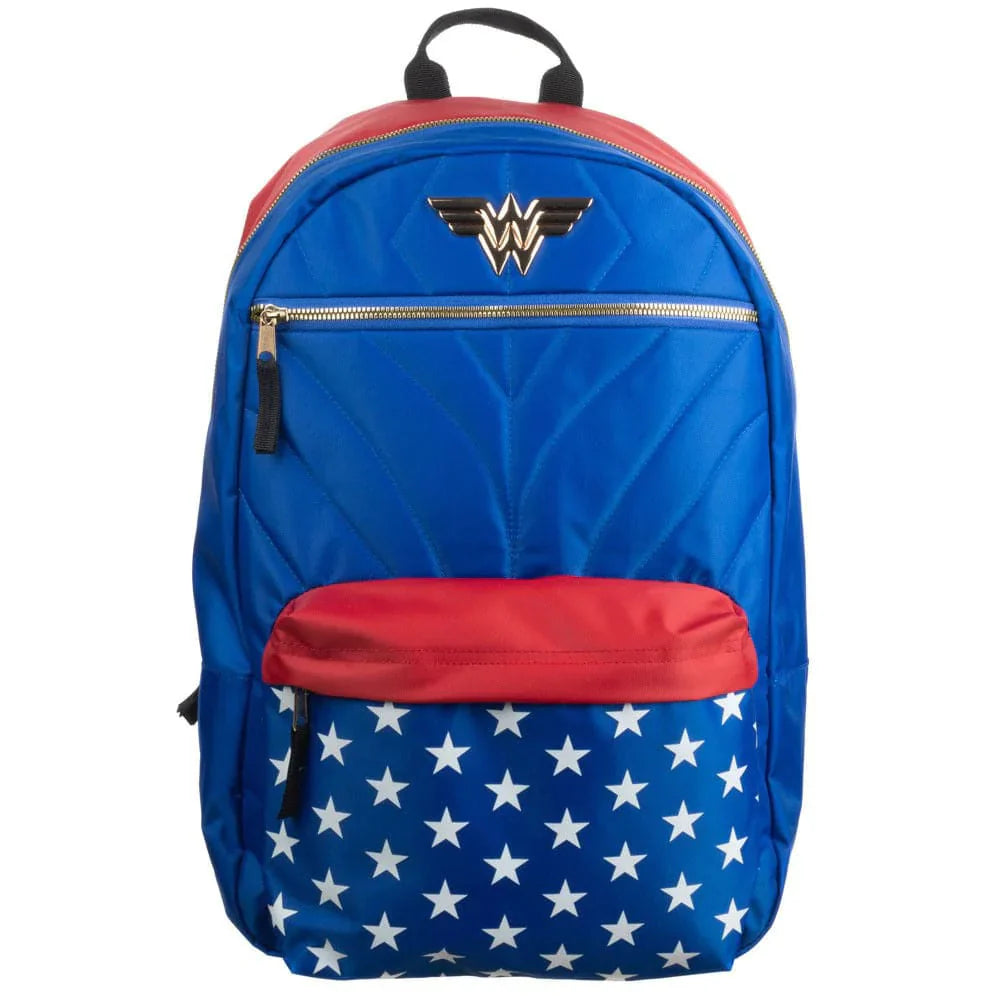 18 DC Comics Wonder Woman Stars Laptop Backpack - Backpacks