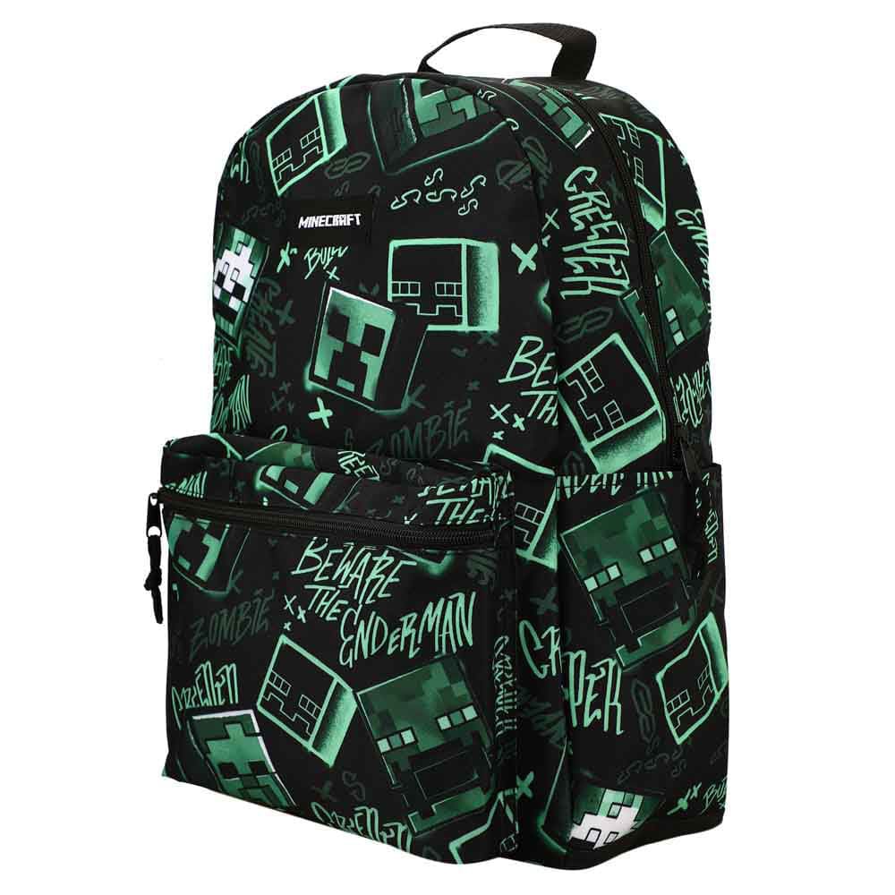 17 Minecraft Aop Laptop Backpack - Backpacks